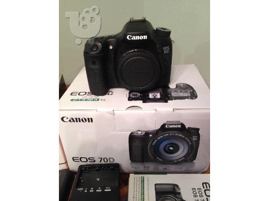 PoulaTo: Canon - EOS 6D DSLR φωτογραφική μηχανή με 24-105mm f / 4L IS Lens - Μαύρο